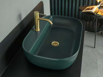 COLORS - Countertop rectangular ceramic washbasin by Scarabeo Ceramiche - view 2